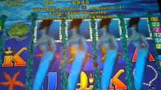 Magic mermaid slot machine win