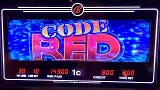 Max Bet Tournament - CODE RED - Bally Slot Machine - Big Win (s)