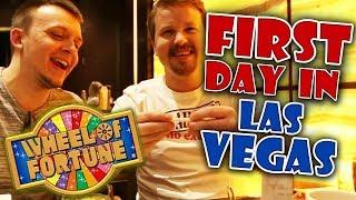 First day in Las Vegas + Wheel of Fortune slot