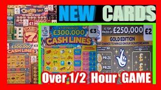 NEW CARDS...An AMAZINGLY Fast Furious..and Long Scratchcard Game..Wow!..says Piggy