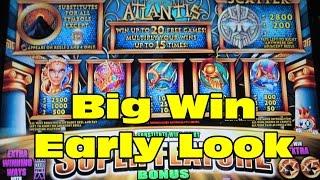 Aristocrat - Treasures Of Atlantis!  Big Win!  Early Look!