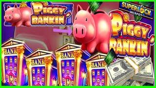 HIGH LIMIT Lock It Link Piggy Bankin MASSIVE WIN ON SUPERLOCK