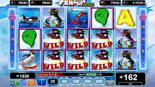 Penguin Style casino slots - 2,430 win!
