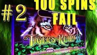 FAIL #2 ** Tigers Realm 2 Slot Machine Bonus ~ Fast 100 Spins