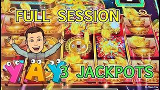 FULL SESSION: 3 HANDPAYS IN ONE NIGHT
