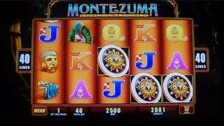 Montezuma BONUS ROUND w/ RETRIGGER Free Spins Win