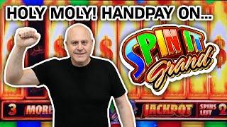 ⋆ Slots ⋆ HOLY MOLY! HANDPAY on Spin It Grand! ⋆ Slots ⋆ Plus Diamond Lock & Blazin’ Triple Wheel
