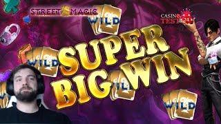 SUPER BIG WIN on Street Magic Slot Bonus - 2€ BET!