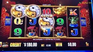 Nice Try•5 Frogs 1c Slot Machine Bet $4 and $2, San Manuel, Akafujislot