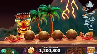 GOLD FISH Video Slot Casino Game with a TIKI'S ISLAND HOP BONUS