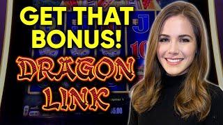 Let's Get a BONUS! Dragon Link Slot Machine!