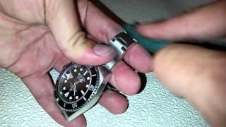 Rolex Submariner Watch Brushed Stainless Steel Restoration at Home