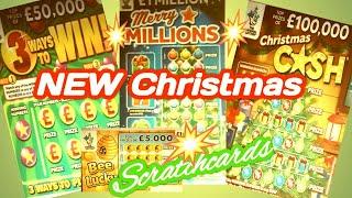 •NEW Christmas Scratchcards•..are here...•all new cards..•.Let's take a look..what coming•️