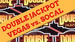 Double Jackpot SLOT MACHINES •LIVE PLAY• California & Cosmopolitan, Las Vegas