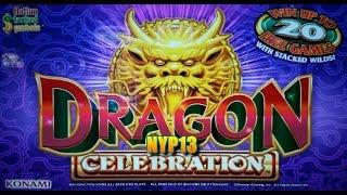 Konami - Dragon Celebration Slot Bonus