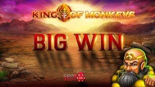 BIG WIN ON KING OF MONKEYS SLOT (GAMEART) - 1,50€ BET!