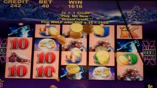 Timberwolf Slot Machine Bonus + Retriggers - 36 Free Spins - HUGE WIN (#2)