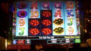 100 Ladies slot machine bonus win at Sands Casino