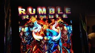 Rumble Rumble Slot- 2 bonuses Nice Win-Ainsworth Slot