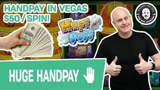 • Huff N' Puff HANDPAY in VEGAS! • $50/Spin BONUS Jackpot