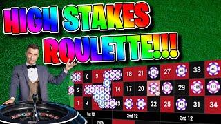 BIG WIN or BIG LOSS??? HIGH Stakes Roulette!!!
