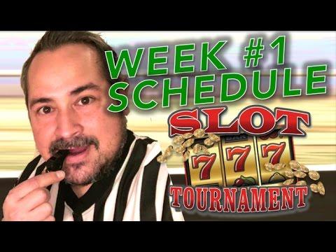★ MARCH MADNESS 2016 ★ WEEK #1 SCHEDULE | Slot Machine Tournament