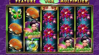 EMERALD QUEEN Video Slot Casino Game with a RETRIGGERED EMERALD QUEEN FREE SPIN BONUS
