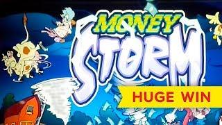 Money Storm Slot - AWESOME RETRIGGER BONUS!