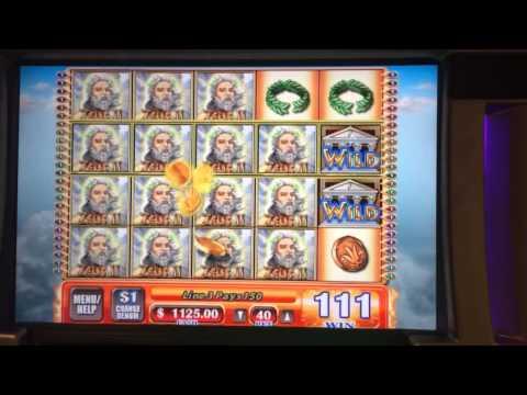 $4400 Zeus II HANDPAY jackpot high limit slots win