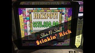 Stinkin Rich Huge Bonus Round WITH RE-TRIGGER • Slots N-Stuff