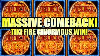 ⋆ Slots ⋆MASSIVE COMEBACK SLAP!⋆ Slots ⋆ GINORMOUS WIN!! TIKI FIRE LIGHTNING LINK Slot Machine (Aris