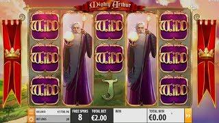 Mighty Arthur slot - "Epic" Win €2 Bet - Quickspin