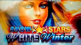 Snow Stars White Winter Slot - NICE SESSION, ALL FEATURES!