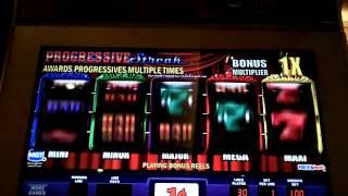 Super Nova blast slot machine video bonus win at Parx Casino