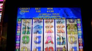Treasure King slot machine bonus win.
