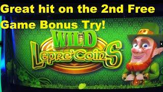 Wild Leprechauns and Leprecoins Wait for the 2nd Free Game Bonus!