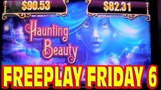 FREEPLAY FRIDAY 6 - Haunting Beauty Slot Machine - LET'S LIVE PLAY