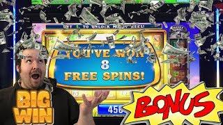 Money Rain Live Play with BONUS and BIG WIN RETRIGGERS Max Bet Slot Machine