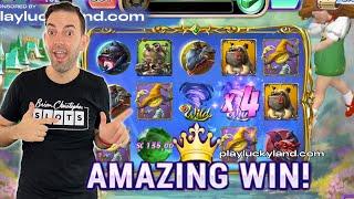 Amazing Win! ⋆ Slots ⋆Wizard of Wins ⋆ Slots ⋆ PlayLuckyland.com