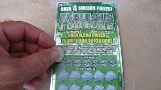 $20 Instant Lottery Ticket - Fabulous Fortune