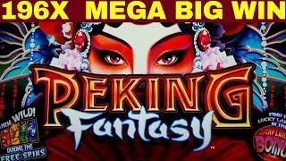 196x •MEGA BIG WIN• Peking Fantasy Slot Bonus •HUGE WIN• | LIGHTNING ZAP Slot Machine LIVE PLAY