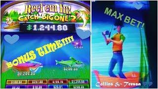 •FAB FRIDAY• FISHING TIME! •Reel 'Em In Catch the BIG ONE 2•  - Slot Machine Bonus