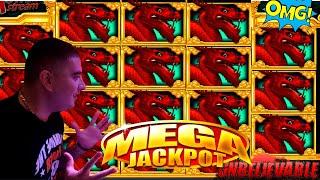 My LARGEST JACKPOT On River Dragons Slot Machine - $8.80 Max Bet| I Made Huge Money With Free Play