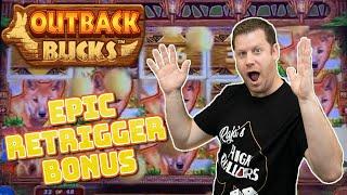 Bonus, Retrigger, Repeat! ⋆ Slots ⋆ Epic Run on Mighty Cash Outback Bucks!