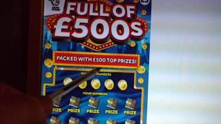 Scratchcards.."Here comes the NEW FAST 500(Full of 500's).NEW GREEN Cash Word.& NEW..'LUCKY FORTUNE