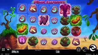 Pink Elephants slot from Thunderkick - Gameplay
