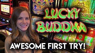 Great Session! First Time Playing Lucky Buddha Slot Machine!