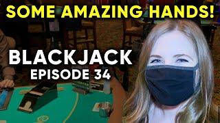MONSTER DOUBLES AND SPLITS! Awesome Blackjack Session! $1500 Buy In! Episode 34
