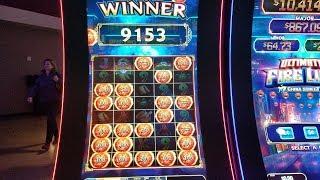 •BIG WIN!• ULTIMATE FIRE LINK Slot Machine Bonus & BIG WINS! Live Slot Play
