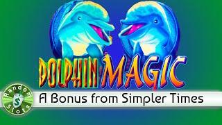 Dolphin Magic slot machine bonus from simpler times
